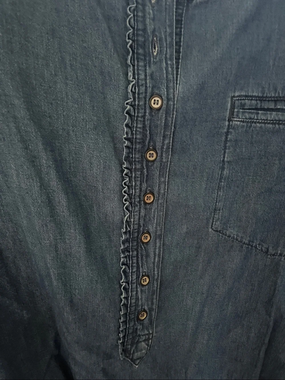 Free People Denim shirt
